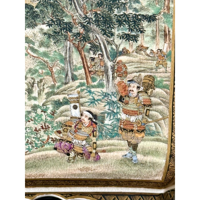 Late 19th Century Fine Japanese Satsuma Ceramic Lidded Jar by Matsumoto Hozan For Sale - Image 5 of 18