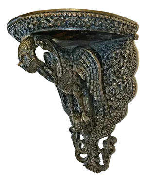 19th Century Anglo-Indian / Burmese Wall Bracket or Shelf