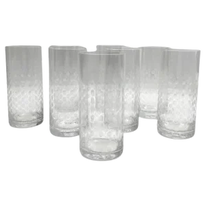 Crystal Water Glasses from Rosenthal, 1950, Set of 8