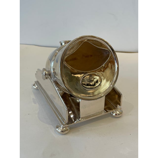 Late 19th Century Canon Spoon Warmer, Silver Plate, English,C.1880 For Sale - Image 5 of 10