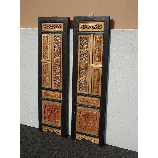 Gorgeous Panels in Good Vintage Condition. Solid and Firm. Wear is usual for their age. Please study the photos and ask...