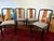 Henredon Style Black Lacquer, Wood, and Brass Side Chairs- Set of 4 For Sale - Image 11 of 11