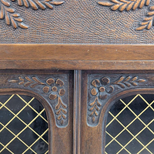 Antique Carved Buffet For Sale - Image 9 of 14