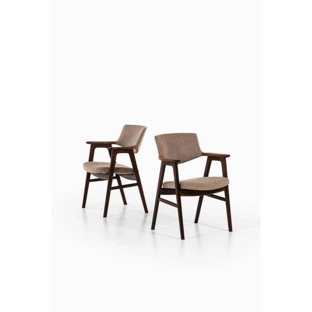 Danish Rosewood Dining Chairs by Erik Kirkegaard for Høng Stolefabrik, 1960s, Set of 6 For Sale - Image 3 of 11