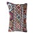 Multicolor Accent Pillow Made From 19th Century Handwoven Wool Caucasian Kilim Rug For Sale