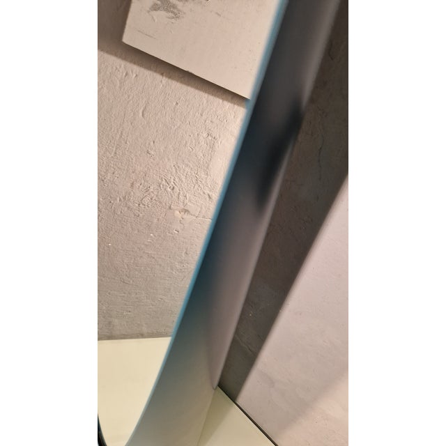 Floor Mirror in Petrol Blue For Sale - Image 4 of 11