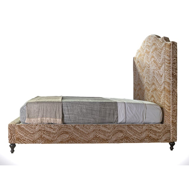Modern Lee Industries Dome Style Queen Size Bed For Sale - Image 3 of 5