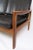 Wood Teak Three Seater Sofa Upholstered with Black Leather by Arne Vodder for Komfort For Sale - Image 7 of 11