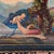 This framed vintage art piece is “Love’s Paradise” (also known as “Mother and Child”), a 1925 color lithograph by beloved...