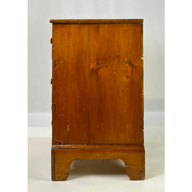 19th Century Antique Pine Three-Drawer Chest For Sale - Image 6 of 17