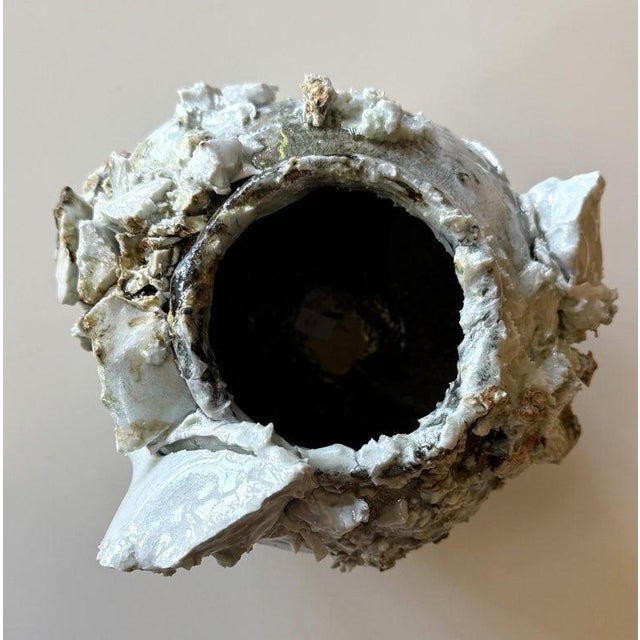 Contemporary Ceramic Moon Jar by Akiko Hirai For Sale In Atlanta - Image 6 of 18
