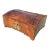 18th Century 18th Century Walnut & Feather Banded Dome Top Box For Sale