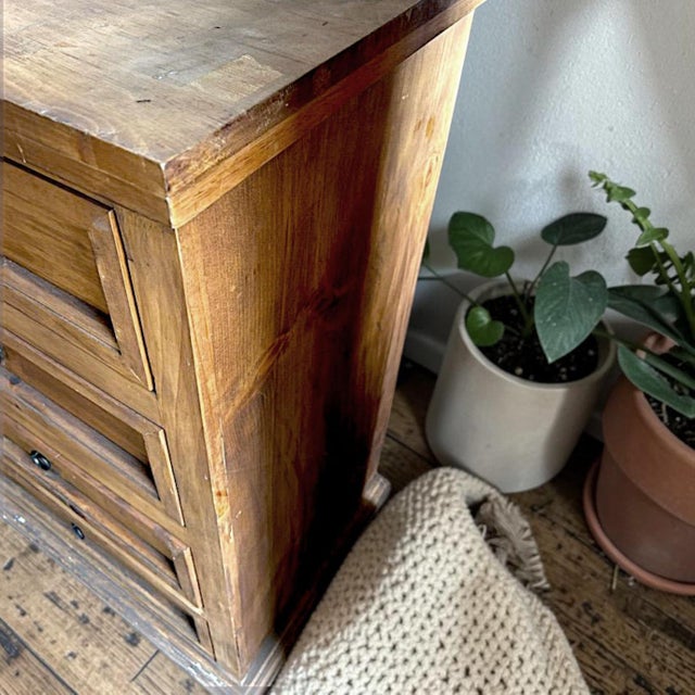 Mexican Southwestern Rustic Corona Ponderosa Pine 4-Drawer Chest For Sale - Image 11 of 13
