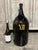 Brown Large Antique French Hand Blown and Painted Wine Bottle, Normandy, Circa 1880s For Sale - Image 8 of 8