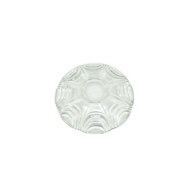 Art Deco Pressed Glass Bowl from Hortensja Glassworks, 1950s For Sale - Image 4 of 5