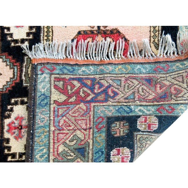 Mid-20th Century Afghani Kazak Rug For Sale - Image 10 of 15