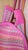 Contemporary African Hand-Woven Hot Pink Coiled Statement Handle Basket For Sale - Image 11 of 11