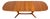 1990s Danish Modern Solid Teak Expandable 102" Dining Table W/ Two Leafs For Sale