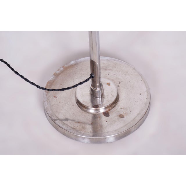 1920s Art Deco Floor Lamp in Chrome, 1920s For Sale - Image 5 of 9