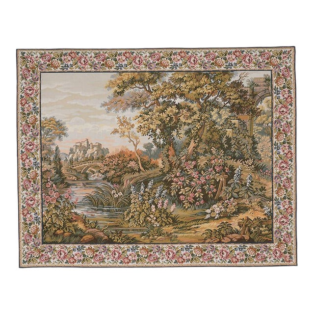 The Bridge Loom Woven Tapestry - 162 X 206 Cm (5'4" X 6'9") - Requires Rod Size 5 For Sale