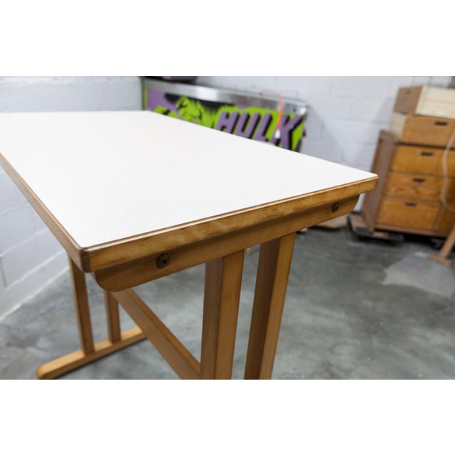 Dining Table and High Stools from Baumann, 1990, Set of 5 For Sale - Image 14 of 18
