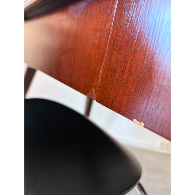Brown Mid-Century Desk with Book Shelf, Germany, 1950s For Sale - Image 8 of 16