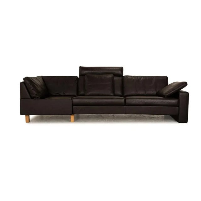 Conseta 4-Seater Sofa in Dark Brown Leather from Cor For Sale - Image 9 of 9