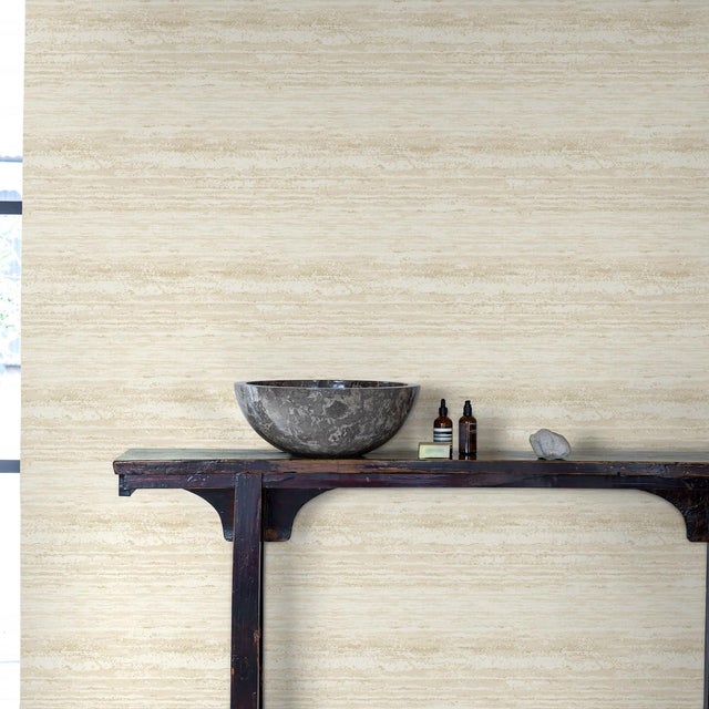 Like layers of sand seen on the Desert Horizon, this cool and contemporary bone-colored wallpaper adds textural depth to...