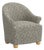 Stoffer Home x Cloth & Company Marie Bun Foot Chair in Dogwood Floral Flint For Sale