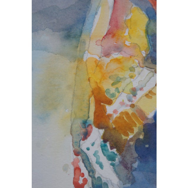 1991 Phyllis Meyer Southwestern Zuni Tradition New Mexico Watercolor Painting For Sale - Image 11 of 13