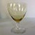 Beautiful set of 4 clear yellow crystal stemware. Glasses have a high end look with quality detail.