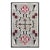 Sublime Gray Background, Red and Black Color With Geometric Pattern Design Antique American Navajo Rug For Sale