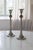 Art Deco Candleholders in Pewter and Brass, Sweden, 1930s, Set of 2 For Sale - Image 3 of 9