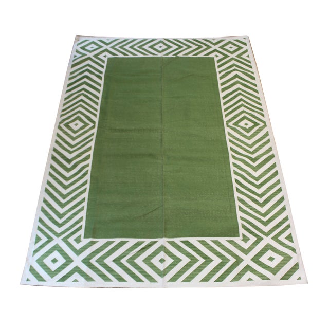 Madeline Weinrib Green "Darlington" Rug 6' X 9' Chairish