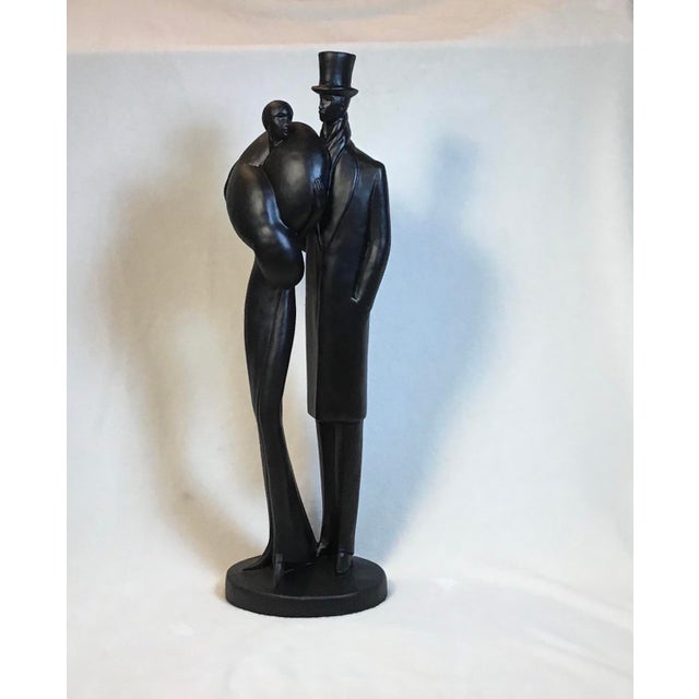 Metal 1986 Claude LeClerc for Austin Pro Inc “L’etoile” Sculpture, Signed For Sale - Image 7 of 13