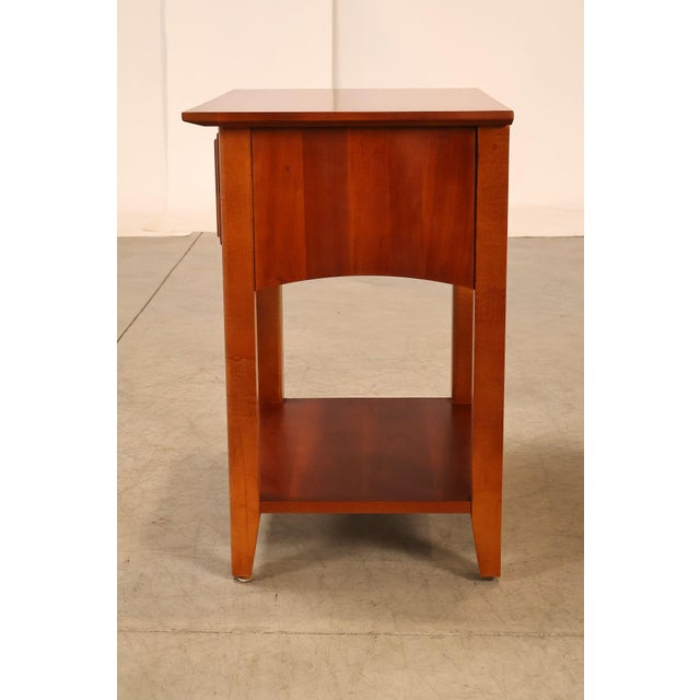 Thomasville 'Impressions' Mission Style Pair of Cherry Nightstands For Sale - Image 16 of 18