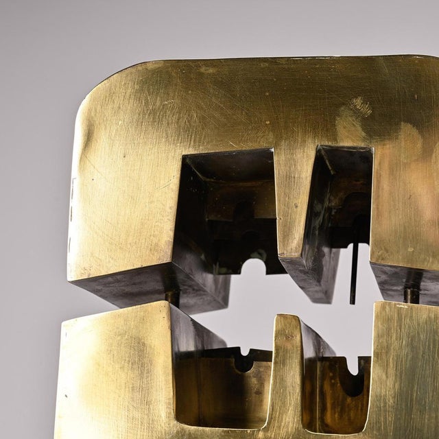 Lyse Oudoire, Brass Sculpture, 1970s, Brass For Sale - Image 13 of 14