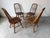 Mid-Century Modern Vintage Virginia House Solid Oak Windsor-Style Dining Chairs – Set of 4 For Sale - Image 3 of 13