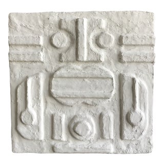 Plaster Bas Relief Painting For Sale