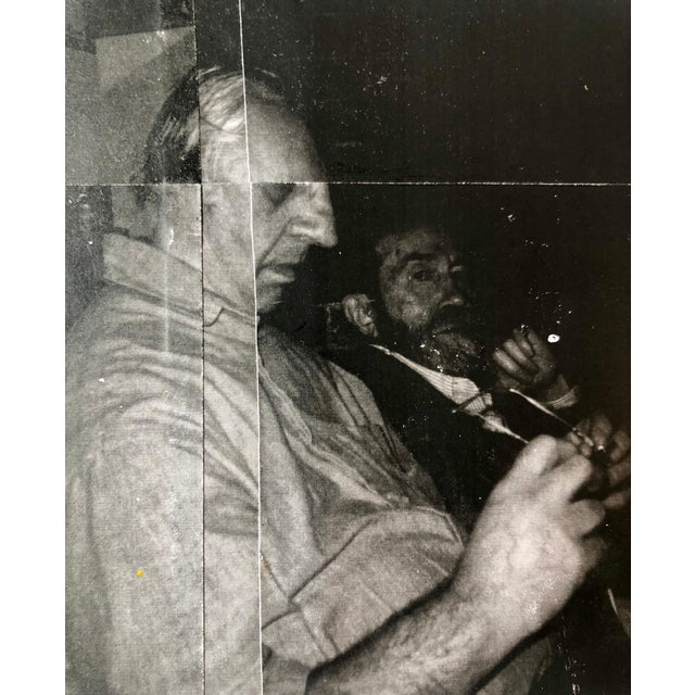 Modern Martin Sumers, Vintage Abstract Expressionist Hyman Bloom Photo Collage Assemblage Photograph, 1998 For Sale - Image 3 of 6