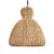 Wood Contemporary Rattan Mushroom Pendant Light Small For Sale - Image 7 of 7