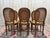 Louis XVI Style Wickerwork Medallion Chairs, Set of 6 For Sale - Image 3 of 10