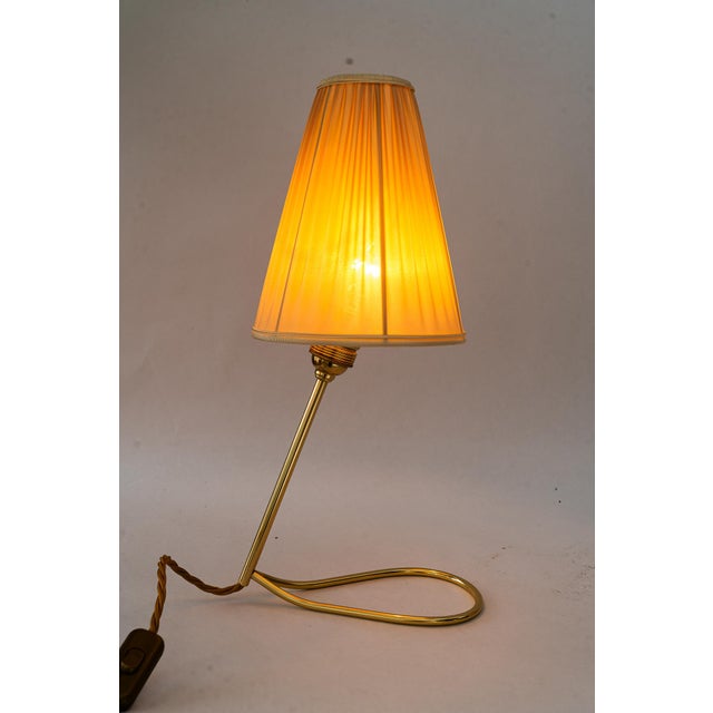 Table Lamp with Fabric Shade by Rupert Nikoll, Vienna, Austria, 1960s For Sale - Image 9 of 16