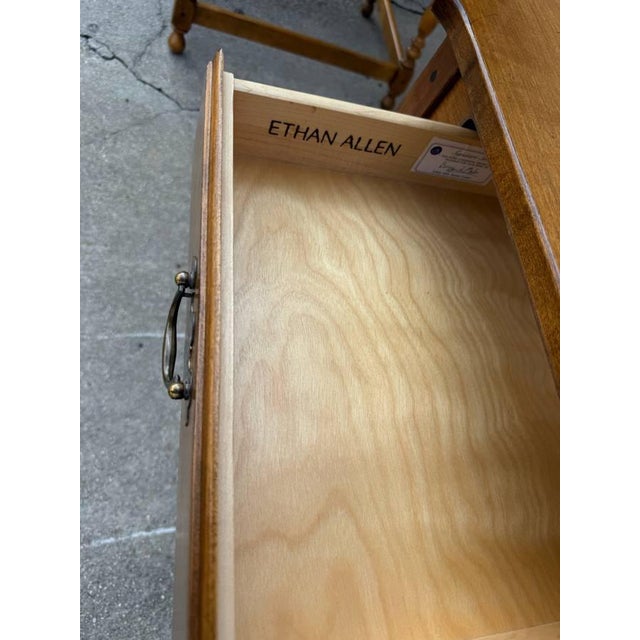 Wood Ethan Allen Circa 1776 Collection 18-5106 Single Drawer Nightstand For Sale - Image 7 of 16