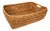 Artifacts Rattan Rectangular Oblong Storage Basket in Honey Brown - 26" For Sale