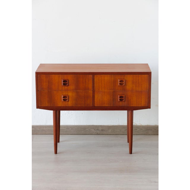 Scandinavian Teak Chest of Drawers, 1960s For Sale - Image 14 of 15
