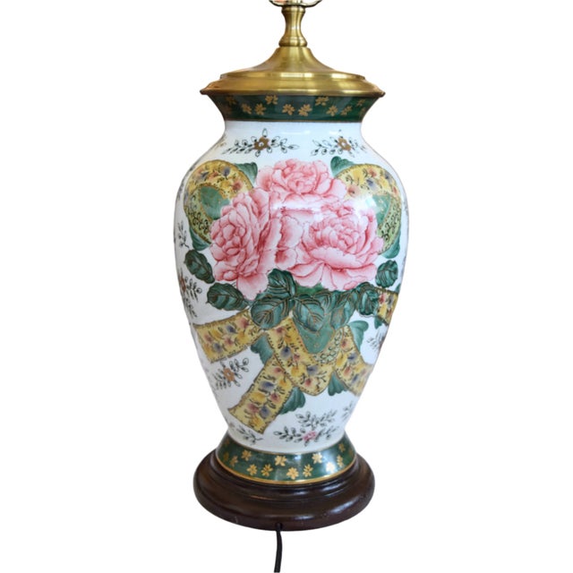 Mid 20th Century Mid 20th Century Wildwood Chinoiserie Ginger Jar Table Lamp For Sale - Image 5 of 6