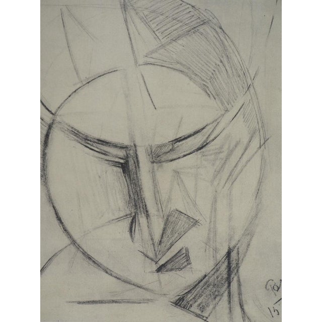 Modern Antoine Pevsner, Visage, Lithograph For Sale - Image 3 of 6