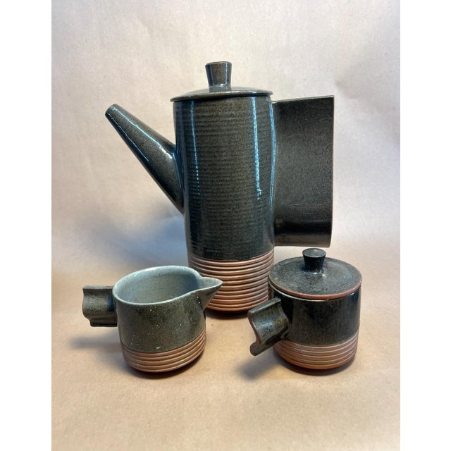 James Lovera 1953 California Studio Pottery Coffee Set by James Lovera- 19 Pieces For Sale - Image 4 of 12