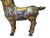 Vintage Oriental Chinese Reddish Maroon Cloisonne Metal Horse Figure For Sale - Image 13 of 14